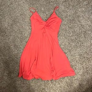Coral dress. size XS